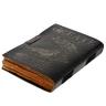 Vintage Leather Journal with Embossing Create Inspire and Handmade Paper